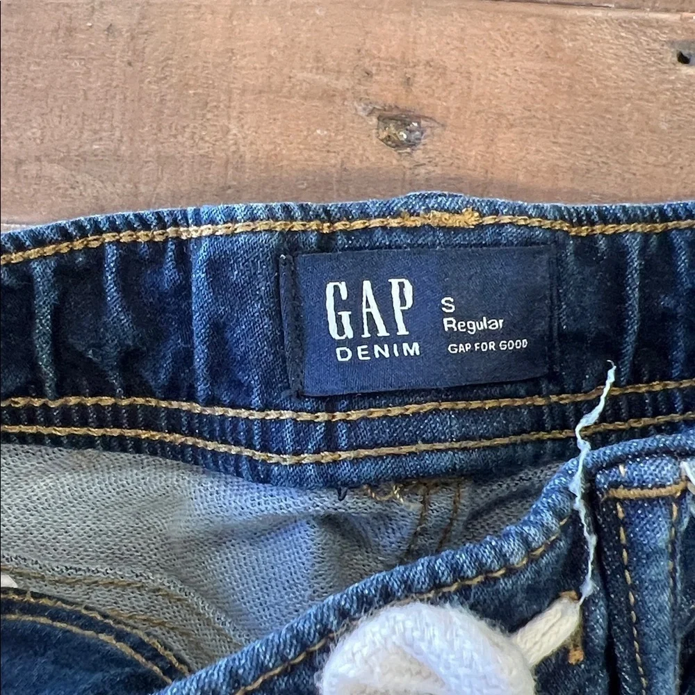 Gap set of 2 bundle denim jeans 6-7 years small pull on slim fit stretch